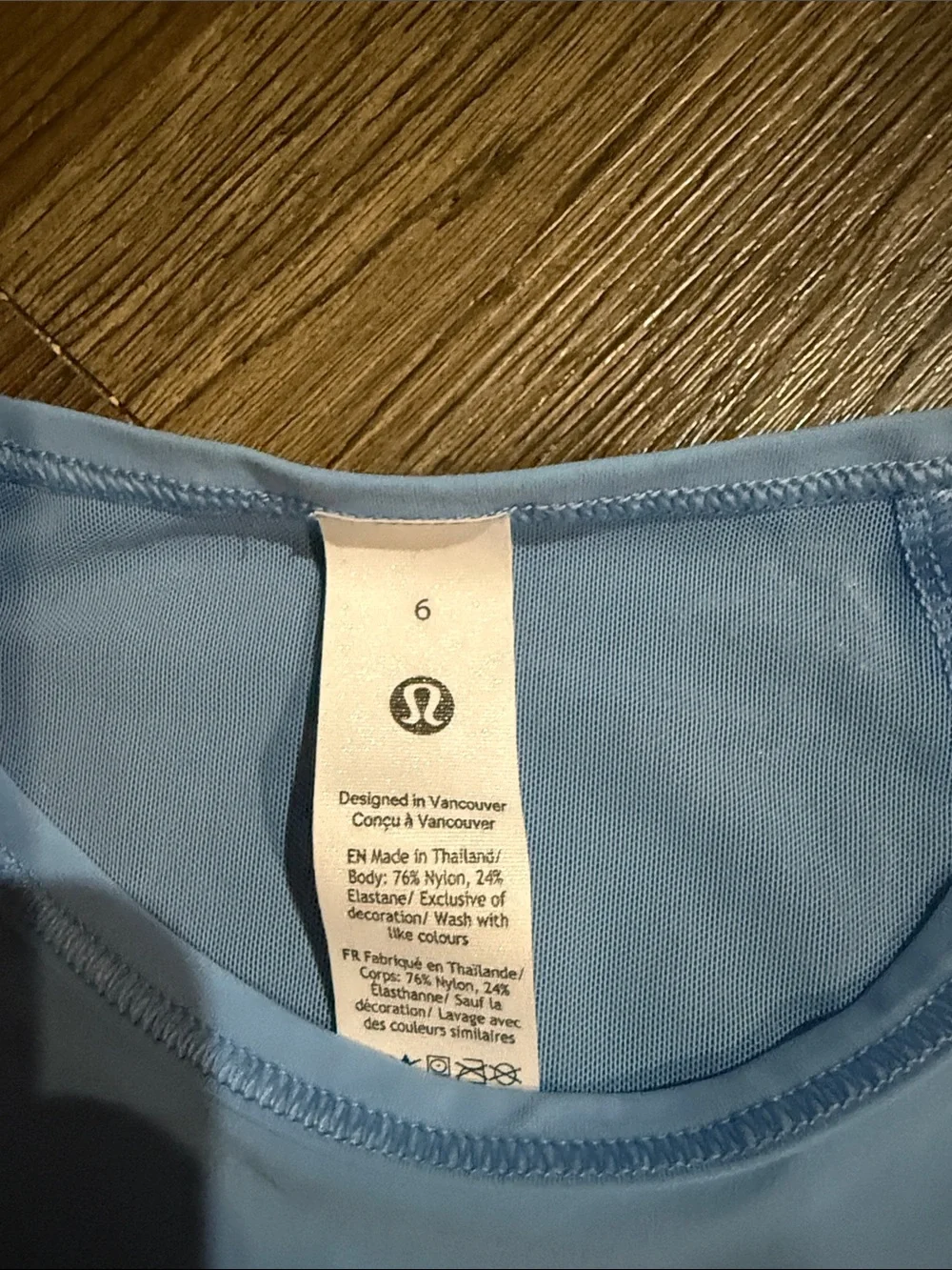 lululemon athletica Light Blue Short-Sleeve Women's Athletic Tee